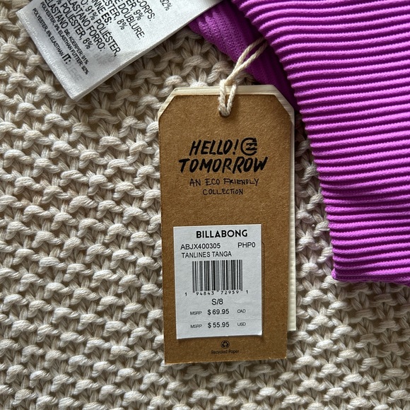 Billabong Tanlines bikini- BRIGHT ORCHID - Picture 4 of 4